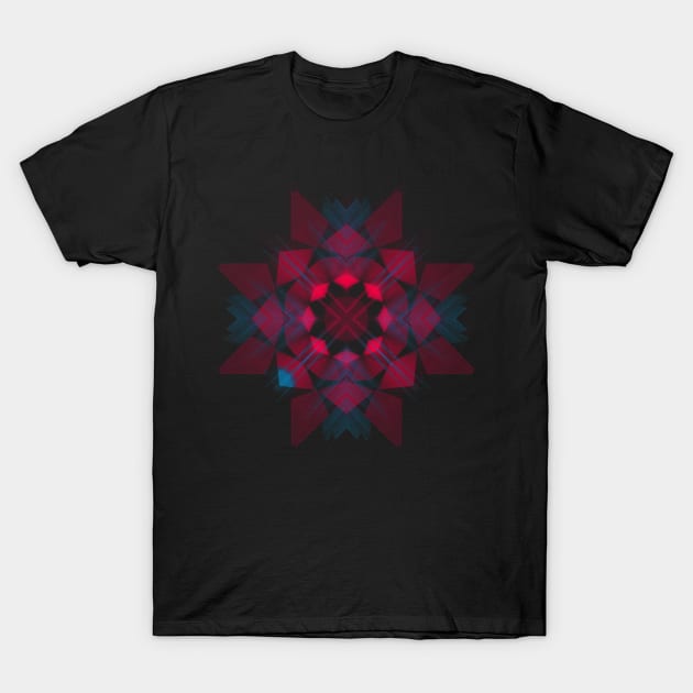 Fractal Flower T-Shirt by thepeartree